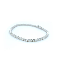 5.5ct Tennis Diamond Bracelet White Gold 14K - White Carat - USA & Canada