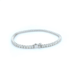 5.5ct Tennis Diamond Bracelet White Gold 14K - White Carat - USA & Canada