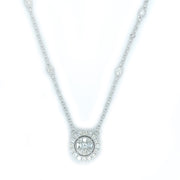 Diamond Ladies Necklace Pendant 14k