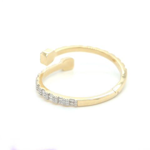 4.5 CT. Bangle Baguette Bracelet - White Carat - USA & Canada