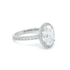 2.65 CT. Engagement Diamond Ring 14K - White Carat - USA & Canada