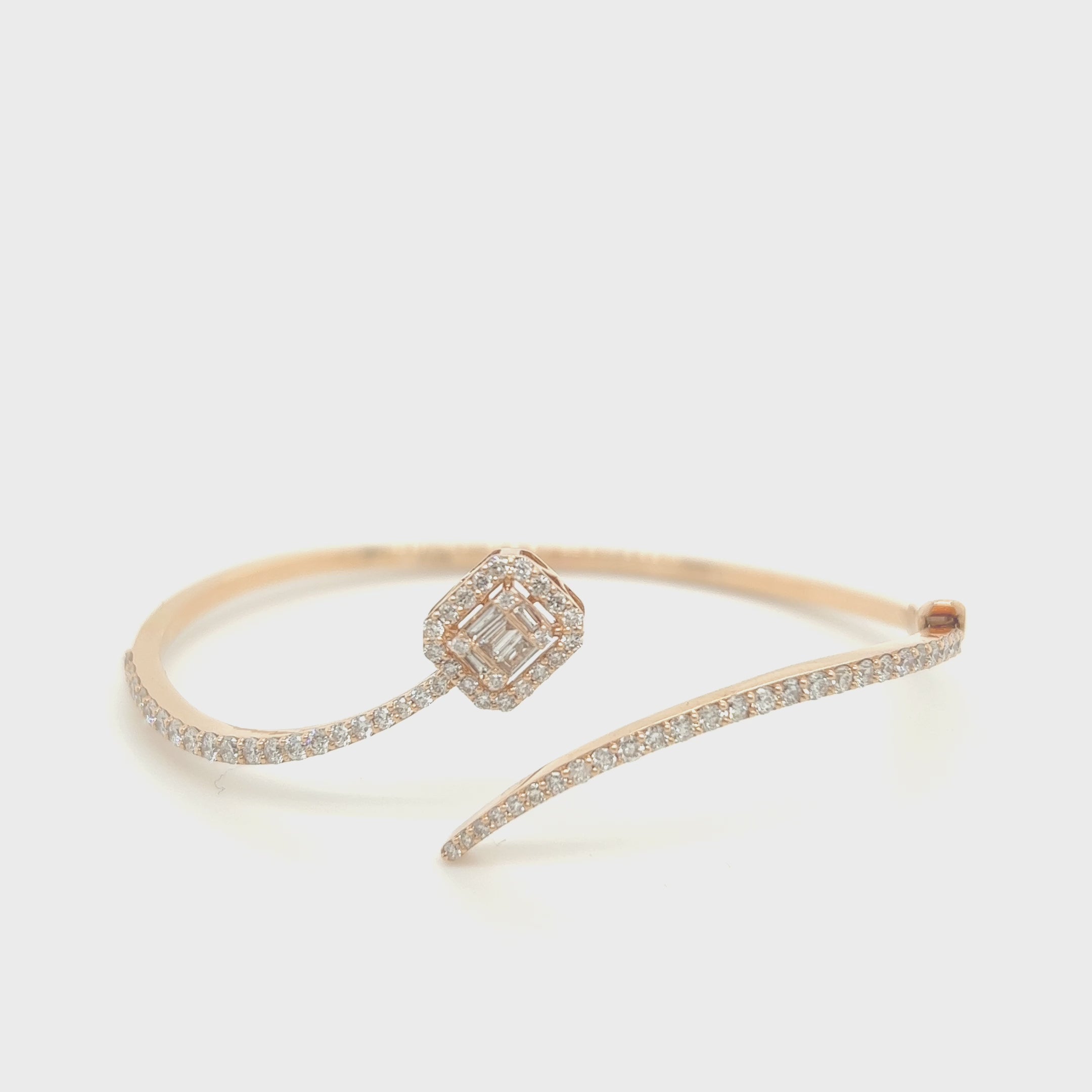 Ladies Bangle Diamond Bracelet