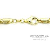 10K Gold Franco Chain (Regular) - 2.5 mm - White Carat - USA & Canada