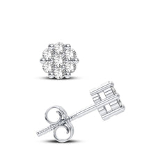 10K 0.08CT Diamond Earring - White Carat - USA & Canada