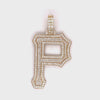 3.00 CT. Diamond Letter "P" Pendant