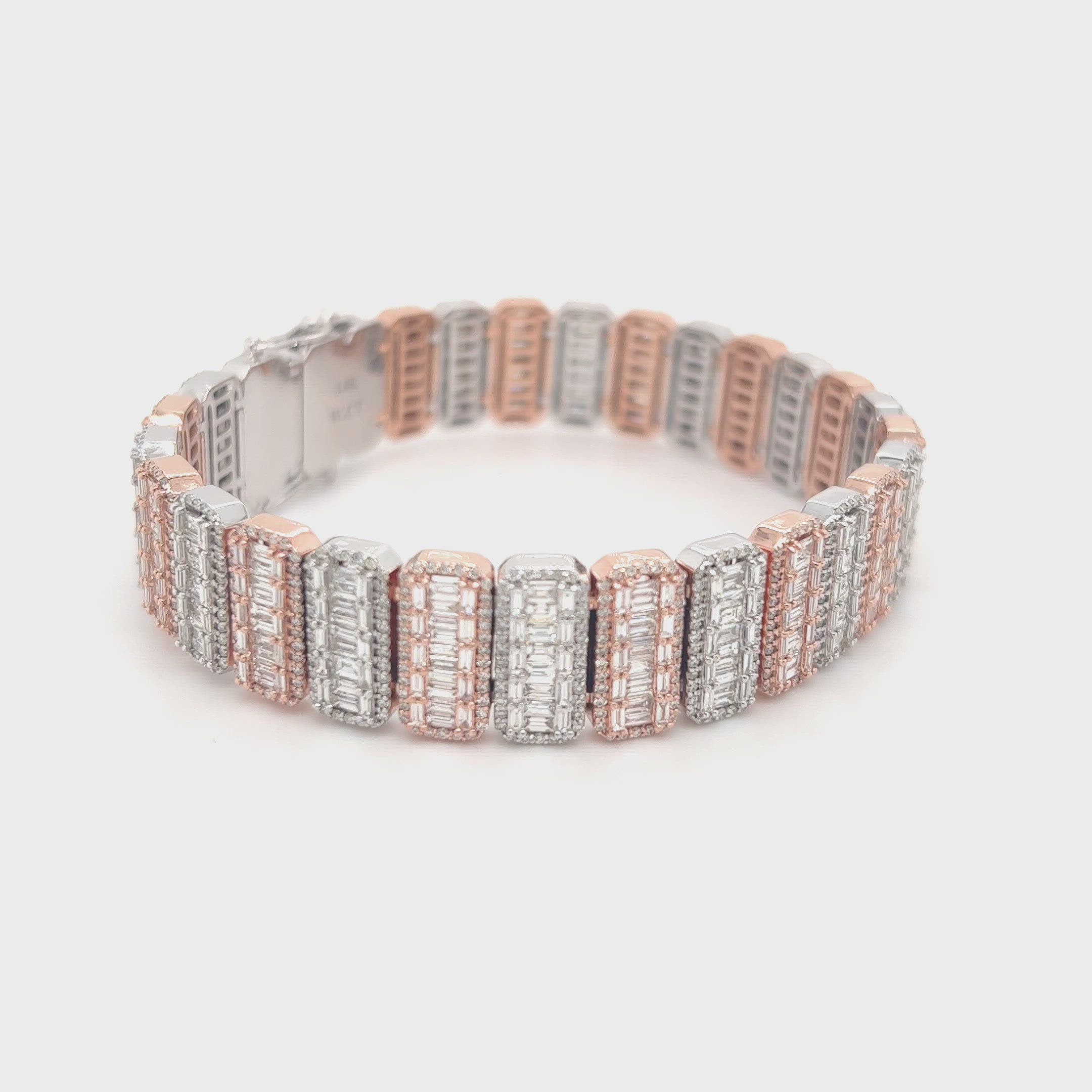 17.50 CT. Diamond Bracelet Two-Tone