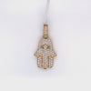 2.50 CT. Diamond Hamsa Solitaire Pendant