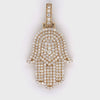 2.75 CT. Diamond Hamsa Hand Pendant