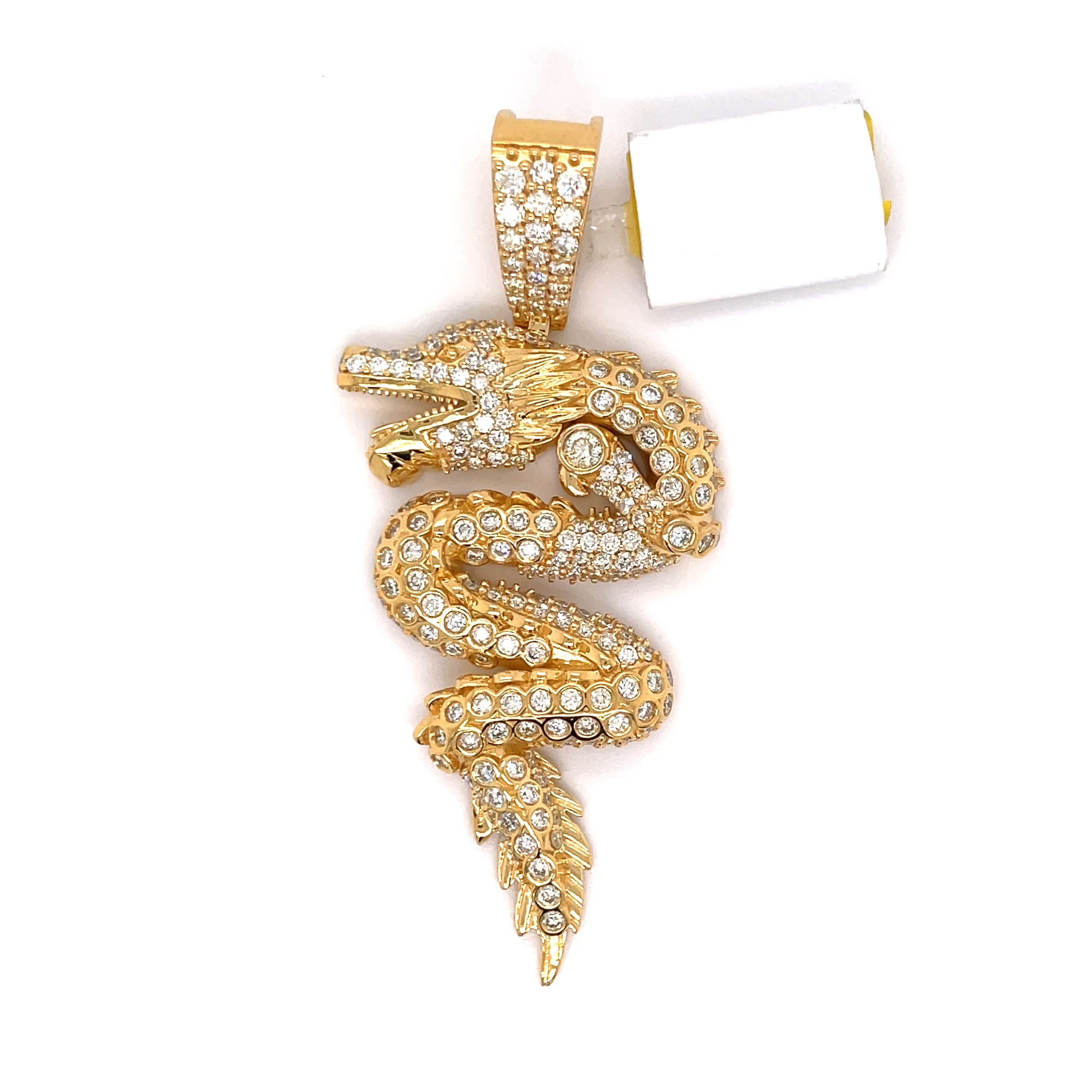 3.72 CT. Diamond Dragon Pendant