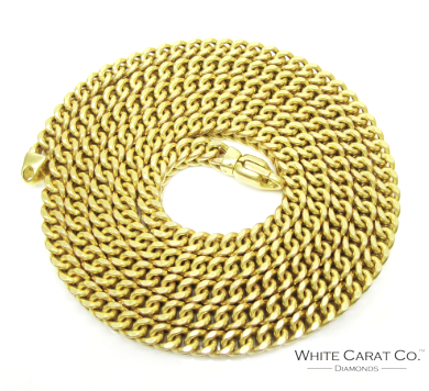 10K Gold Solid Franco Chain - 6mm - White Carat Diamonds 
