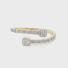 5.00 CT. Bangle Baguette Bracelet