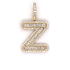 Diamond Baguette Letter "Z" Pendant