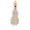 2.50 CT. Diamond Praying Hands Drip Pendant