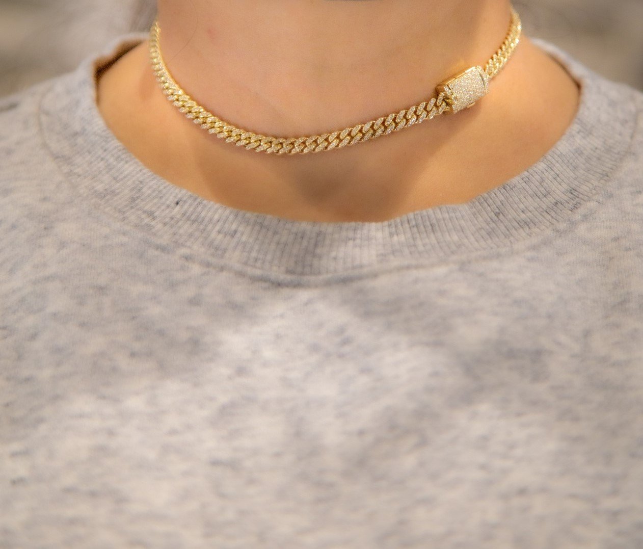 Diamond Miami Cuban Chain 14K (6mm) – White Carat USA