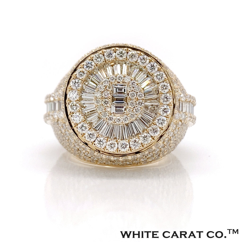 9.50 CT. VVS Diamond 14K Gold Ring - White Carat - USA & Canada