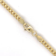 10K Gold Franco Chain (Regular) - 5mm - White Carat Diamonds 