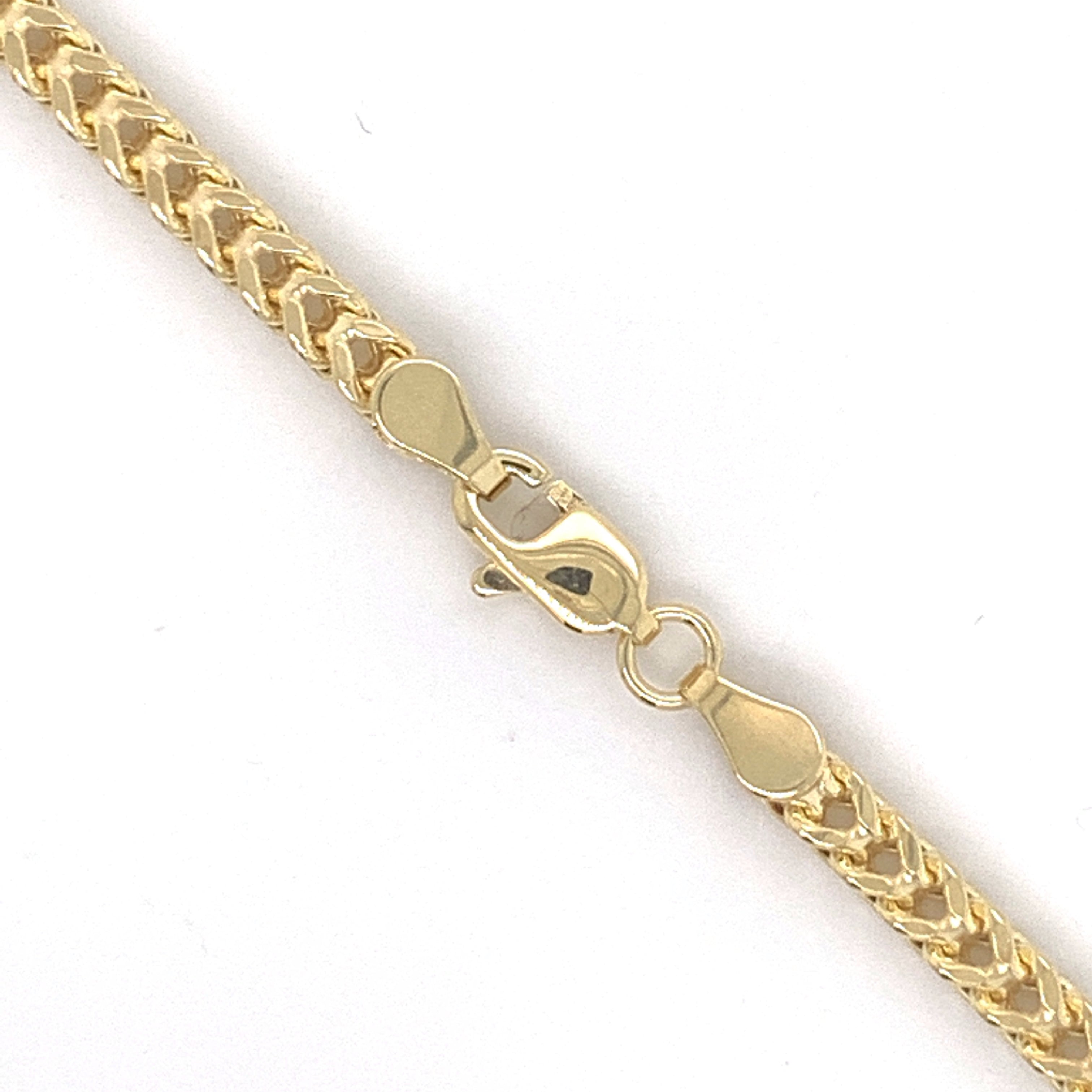 10K Gold Franco Chain (Regular) - 4mm - White Carat Diamonds 
