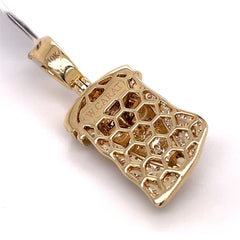 1.50 CT. Diamond Jesus Pendant in 10KT Gold - White Carat - USA & Canada