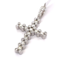 3.75 CT. Diamond Cross Pendant in 10KT Gold - White Carat - USA & Canada