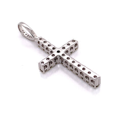 1.45CT. Diamond Cross in 10K White Gold* - White Carat - USA & Canada