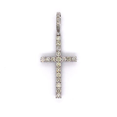 1.45CT. Diamond Cross in 10K White Gold* - White Carat - USA & Canada