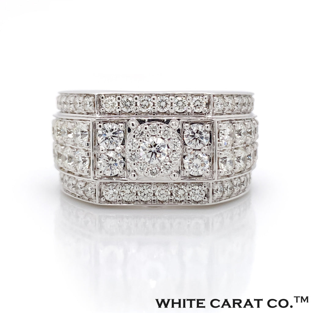 4.00 CT. VVS Diamond Gold Ring 14K - White Carat - USA & Canada