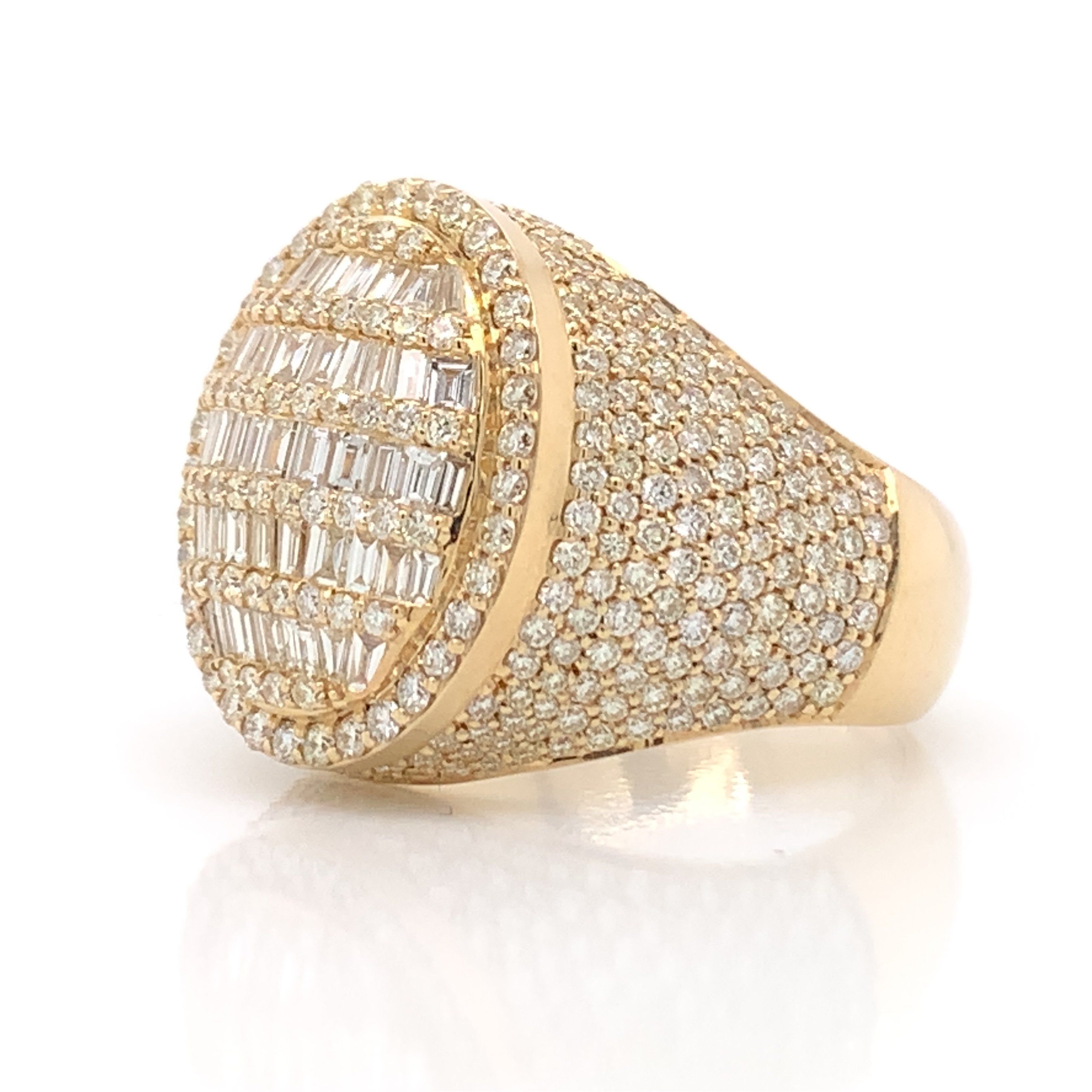 3.75 CT. Diamond Ring 10KT Gold - White Carat Diamonds 