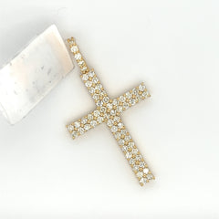 2.00CT. Diamond Cross in 10K Gold - White Carat - USA & Canada