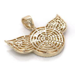 2.00 CT. Diamond Winged Memory Pendant in 10K Gold - White Carat Diamonds 