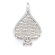 VVS Diamond Ace of Spades Pendant