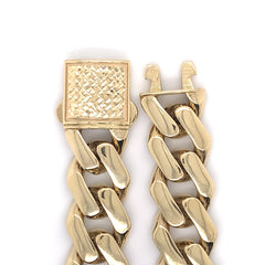 10K Gold Miami Cuban Bracelet (Regular)-9.5MM | Ships Overnight - White Carat Diamonds 