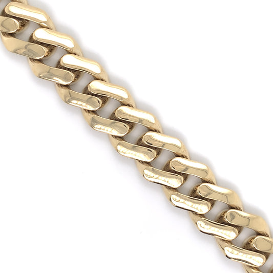 10K Gold Miami Cuban Bracelet (Regular)-9.5MM | Ships Overnight - White Carat Diamonds 
