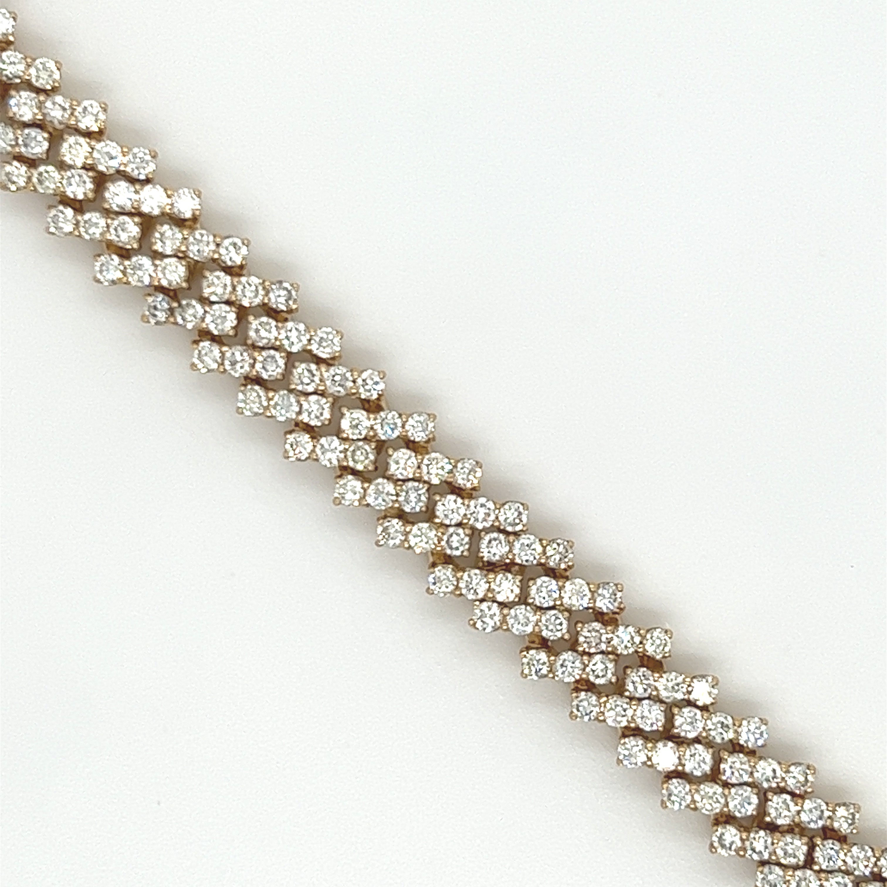 7.25CT. Diamond  Bracelet in 10K Gold - White Carat - USA & Canada