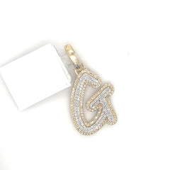 0.35CT. Diamond G Pendant in 10K Gold - White Carat - USA & Canada