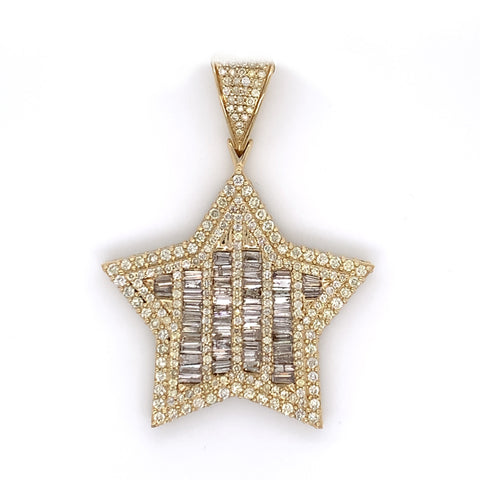 Diamond Star Pendant 10K - White Carat - USA & Canada