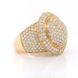 6.80 CT. Diamond Ring 10KT Gold - White Carat Diamonds 