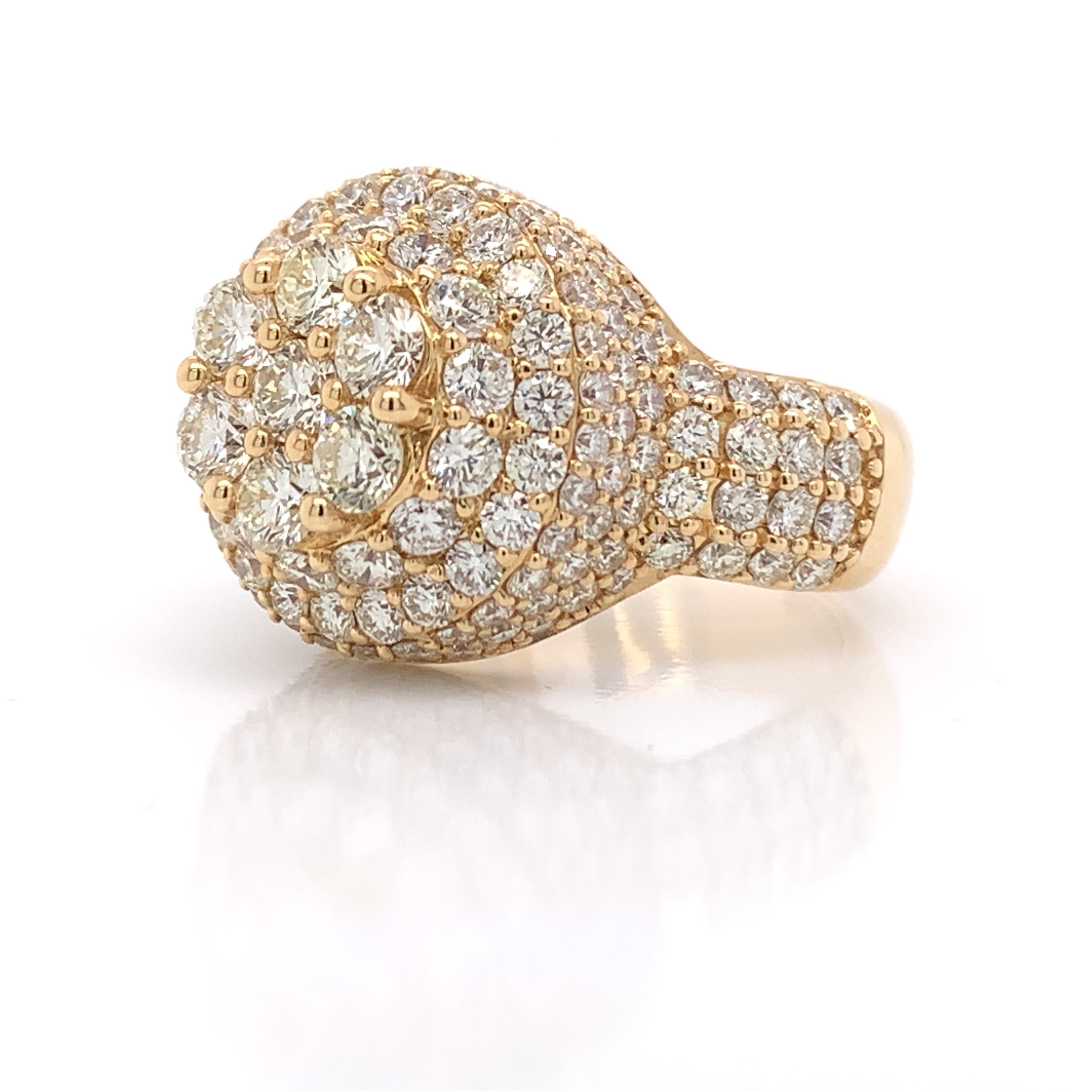 6.00 CT. Diamond 14K Gold Ring - White Carat Diamonds 