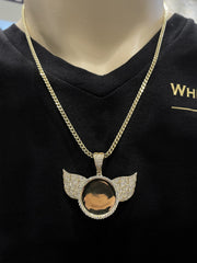 Diamond Winged Memory Pendant 10K - White Carat - USA & Canada