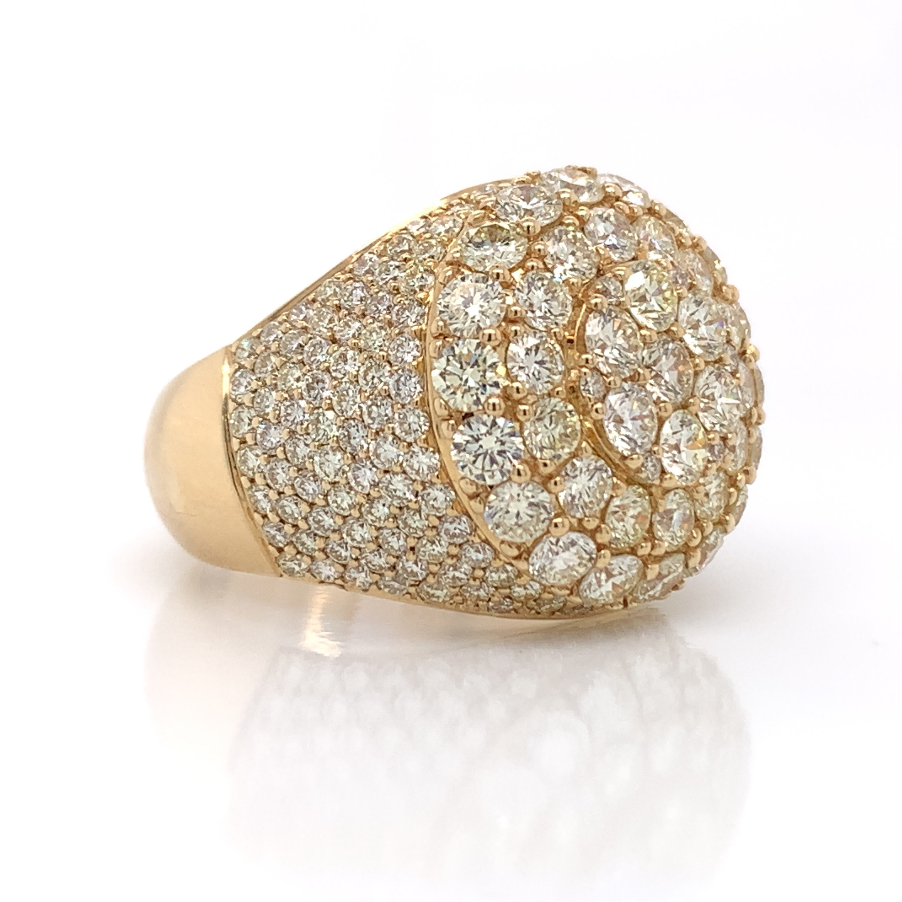 6.00 CT. Diamond Ring 10KT Gold - White Carat Diamonds 