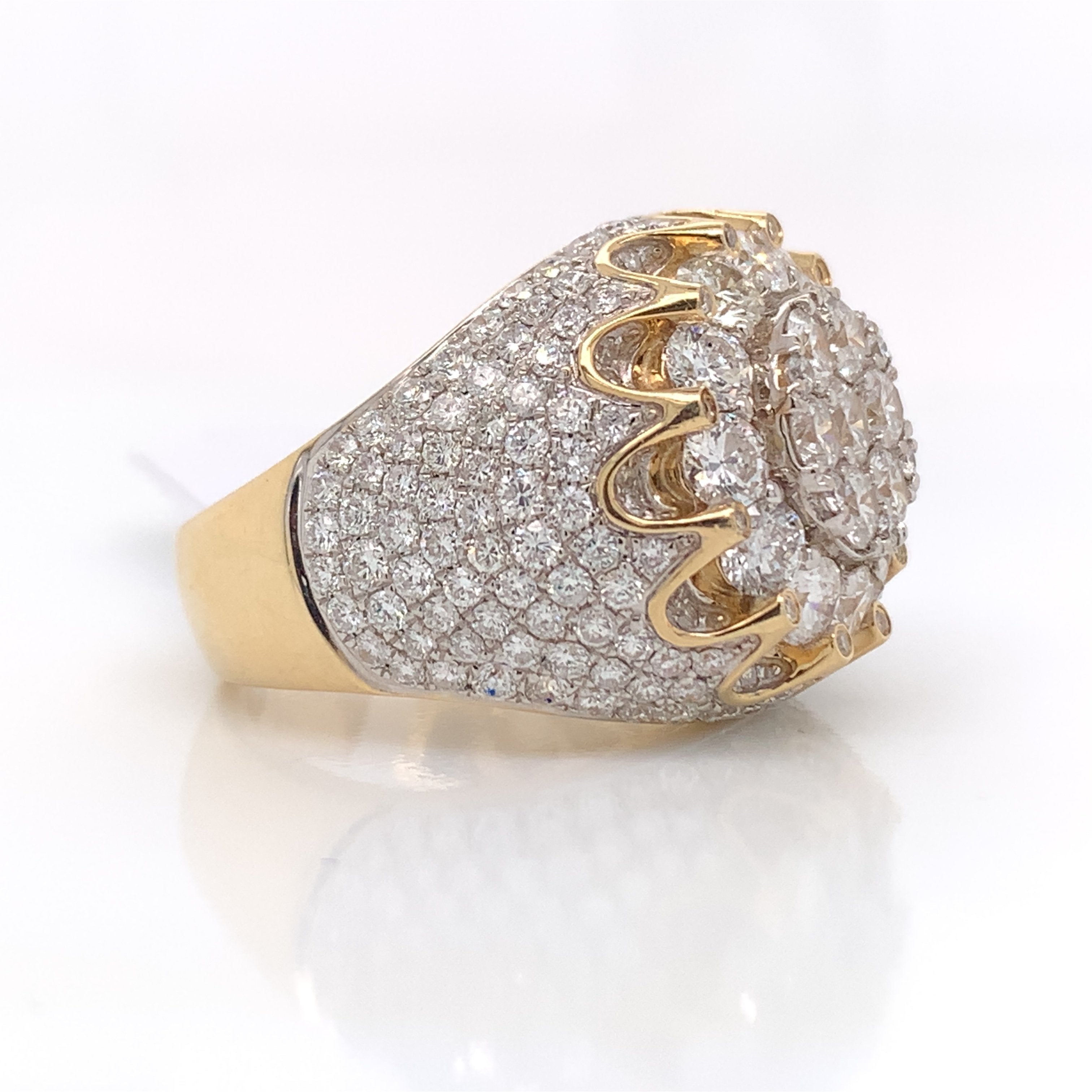5.00 CT. Diamond Ring 10KT Gold - White Carat Diamonds 
