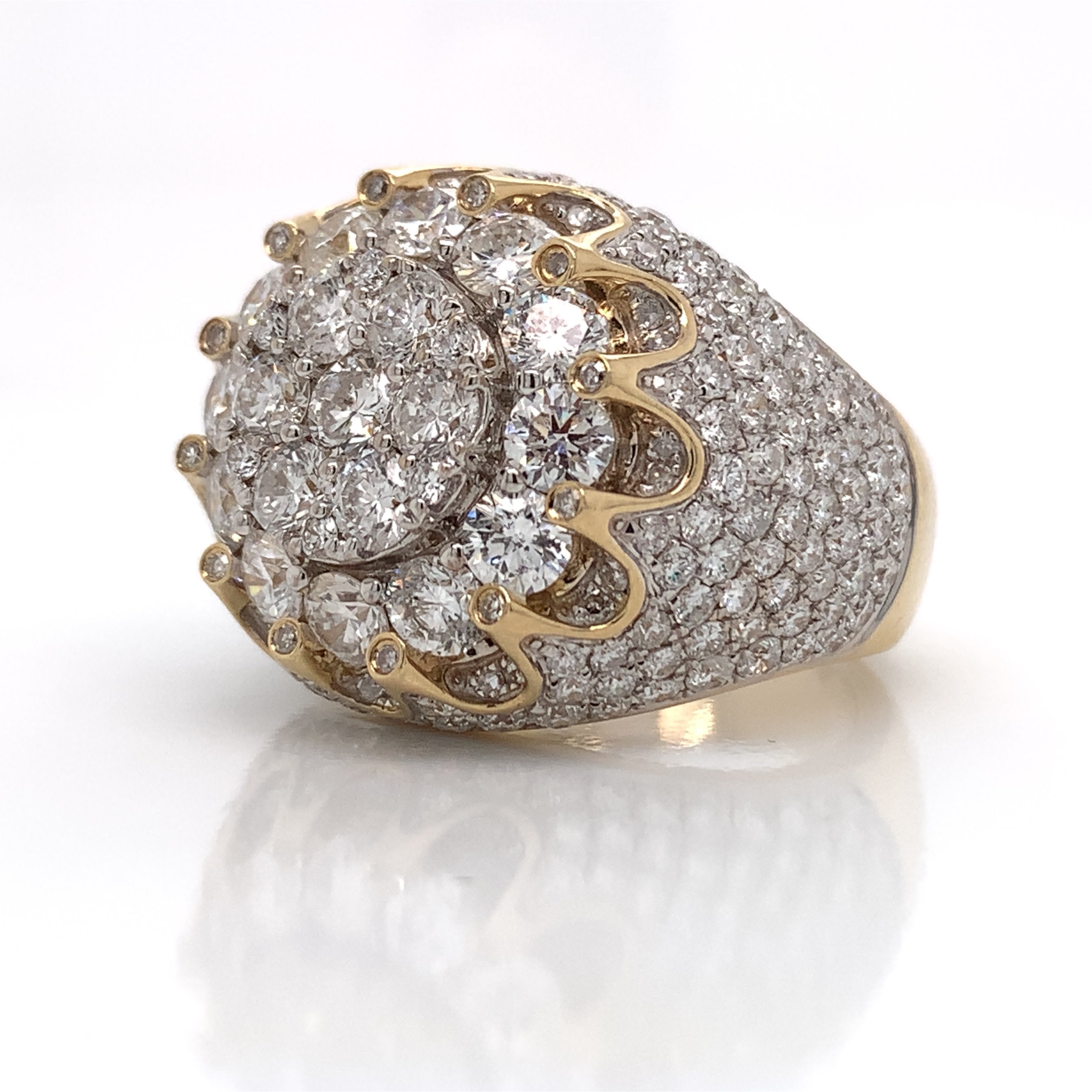 5.00 CT. Diamond Ring 10KT Gold - White Carat Diamonds 