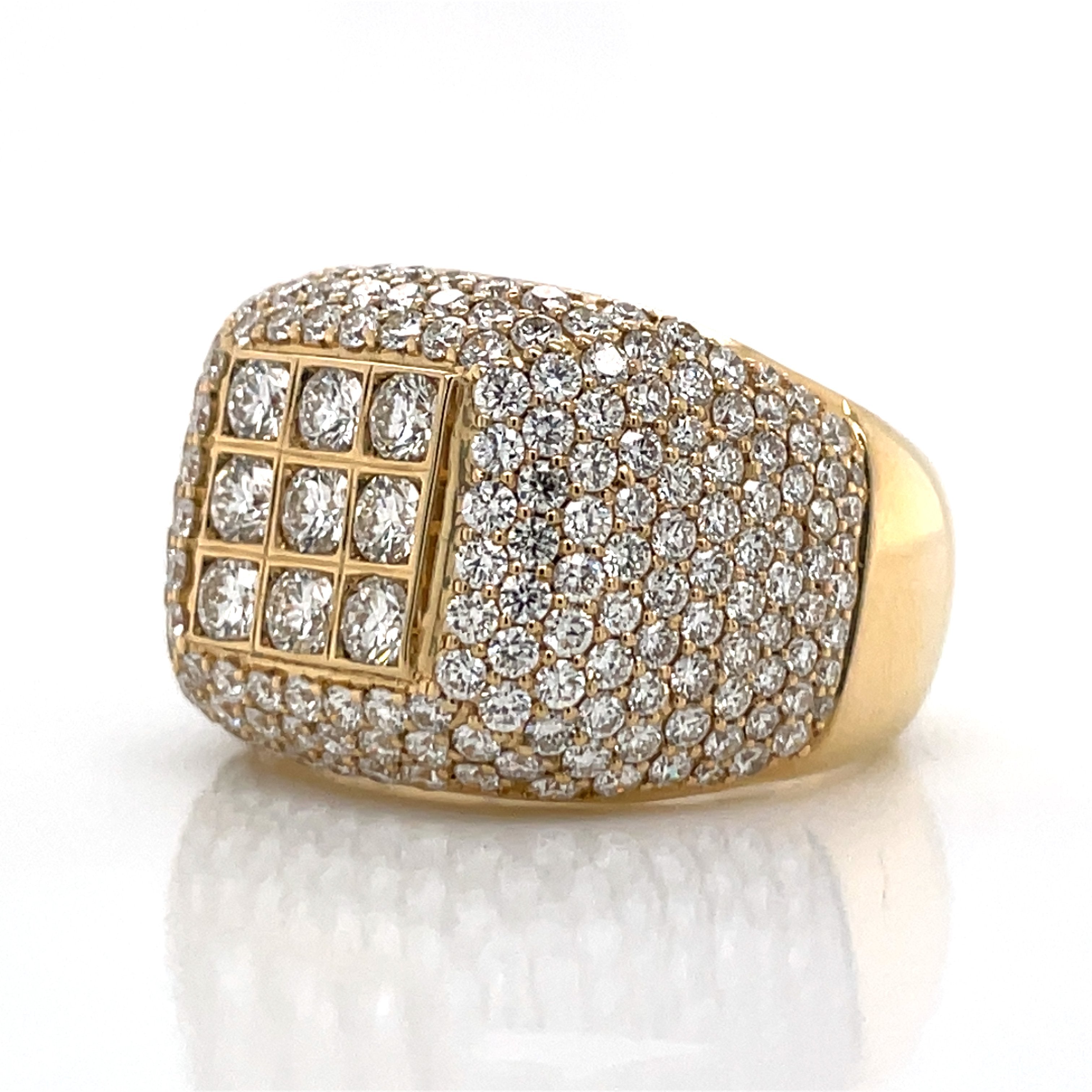 4.50 CT. Diamond 14K Gold Ring - White Carat Diamonds 