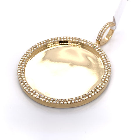 2.50 CT. Diamond Memory Pendant in Gold - White Carat Diamonds 