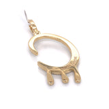 2.00 CT. Diamond Drip Initial "C" Pendant in 10K Gold - White Carat Diamonds 