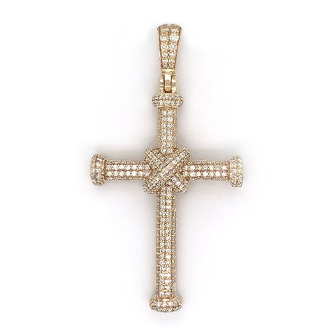 Diamond Cross Pendant 10K - White Carat - USA & Canada