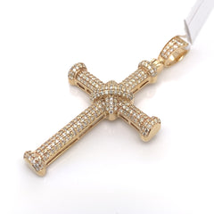 1.75 CT. Diamond Cross Pendant in Gold - White Carat - USA & Canada
