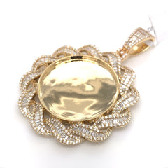 5.50 CT. Diamond Baguette Memory Pendant in Gold - White Carat - USA & Canada