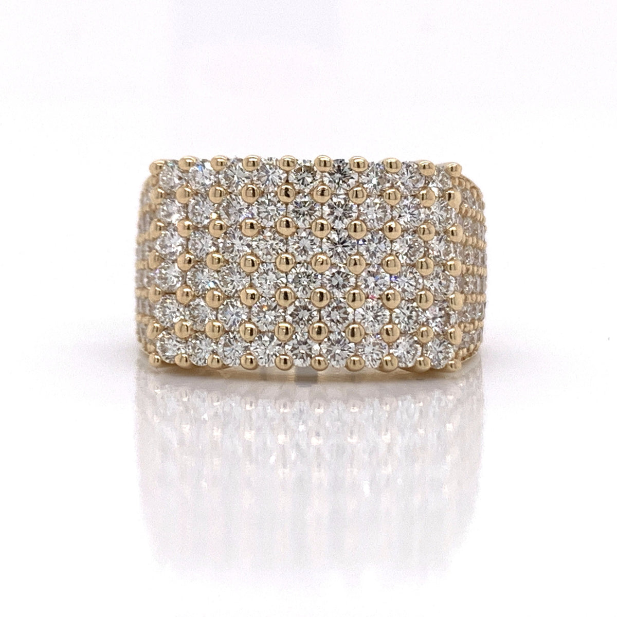 3.75CT Diamond 14K Gold Ring - White Carat Diamonds 