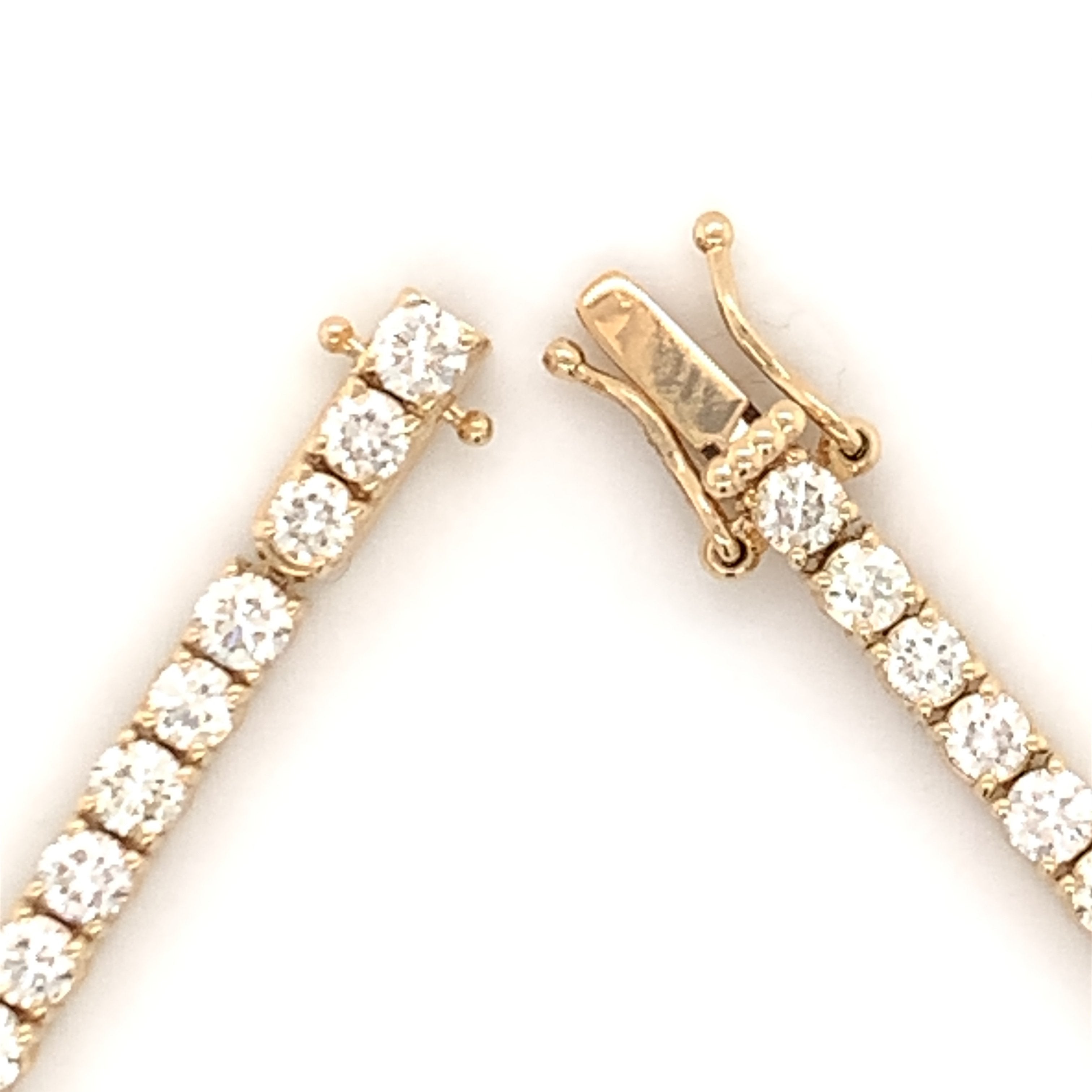 6.50 CT. Diamond Tennis Bracelet in Gold - White Carat - USA & Canada
