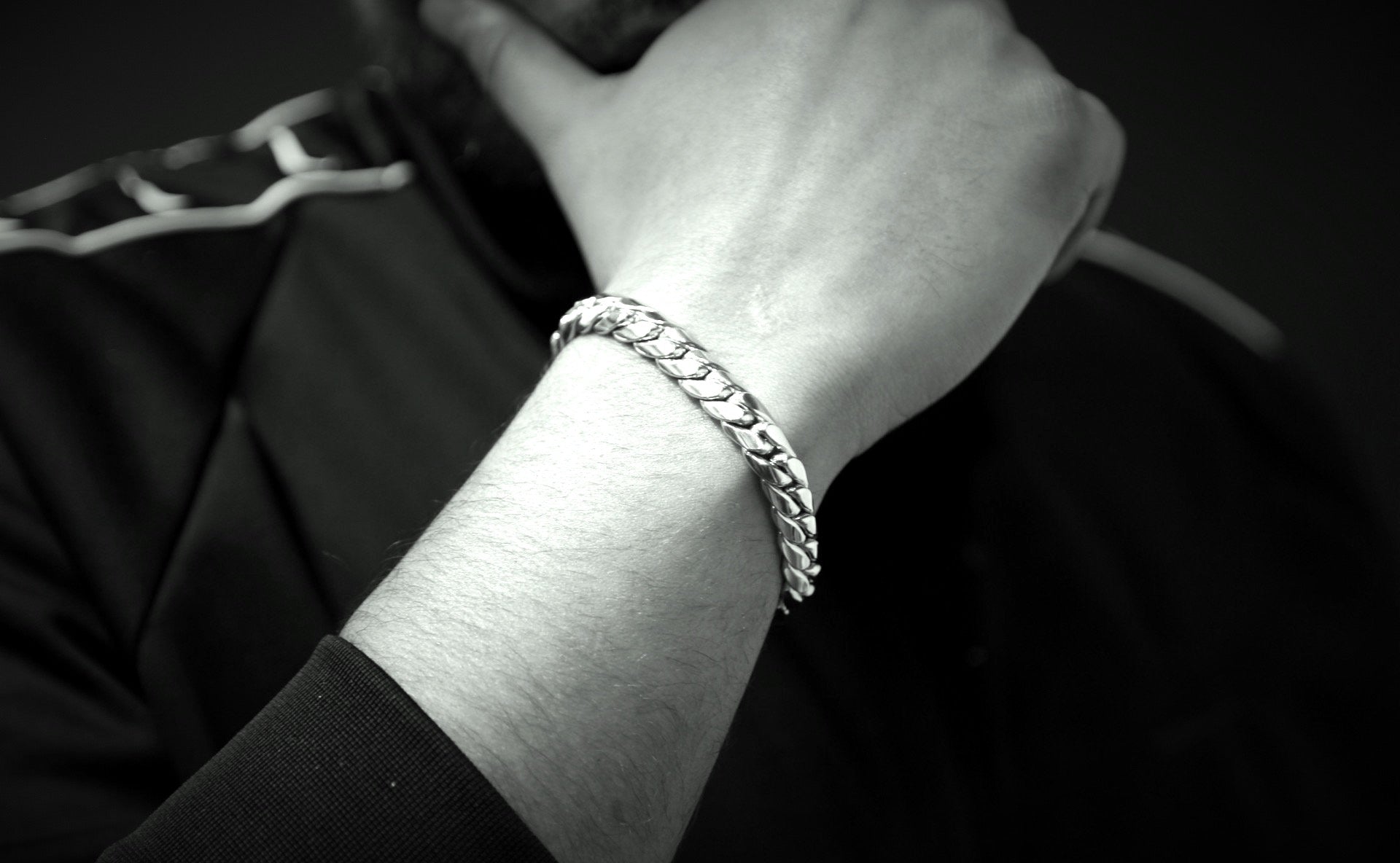 10K White Gold Miami Cuban Bracelet (Semi-Solid) -9.5MM - White Carat Diamonds 